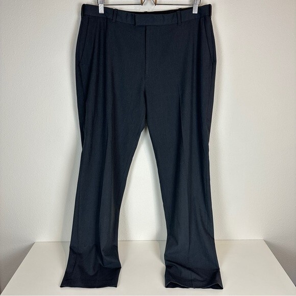 Izod Grey Straight Fit Casual Pants 36x32 - Picture 1 of 8